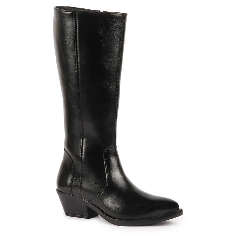 Image of FAUSTO Women Flared Heel Boots
