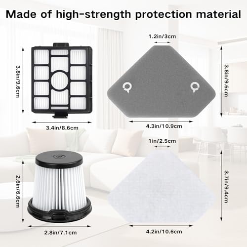 Image of Filter Replacement for Shark BU3523, BU3521, BU3120 Cordless Stick Vacuum