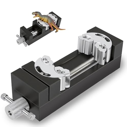 Mini Fractal Vise Clamp Aluminum Mini Table Clamp 0-2.44 Inch Adjustable