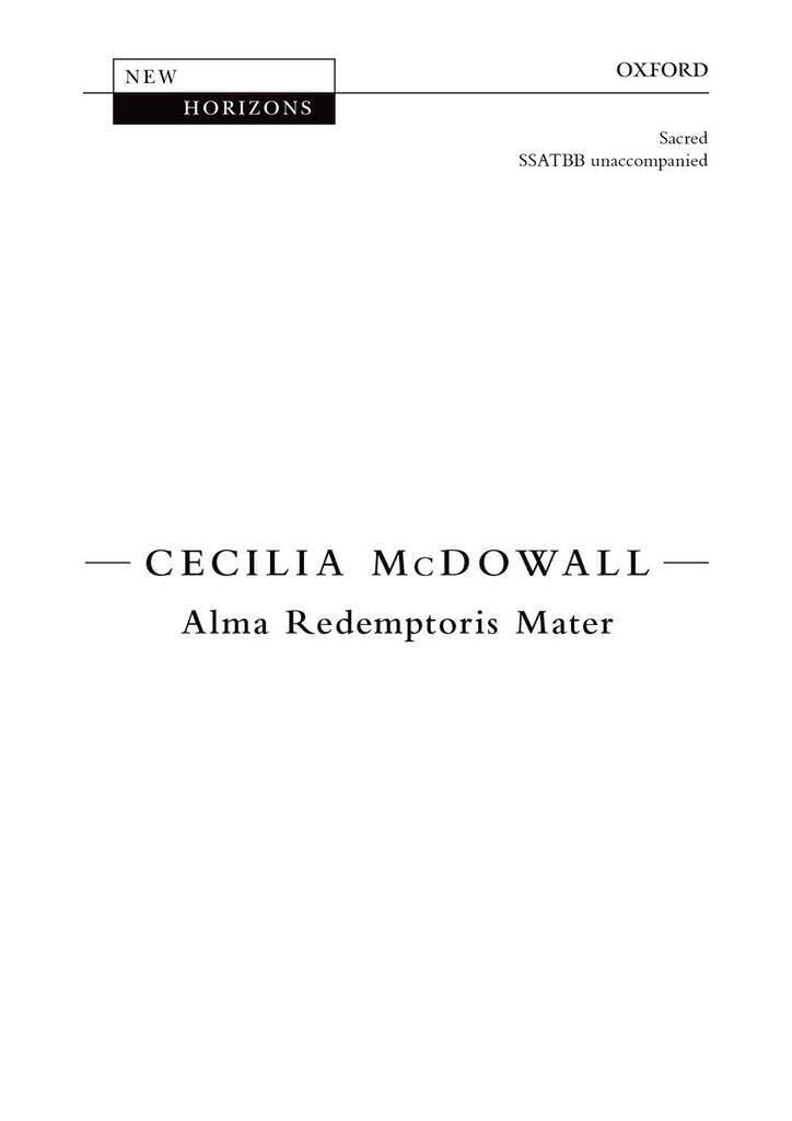 Alma Redemptoris Mater: Vocal score (New Horizons)