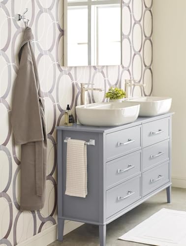 Image of Amerock Mulholland 9 inch Chrome Towel Bar