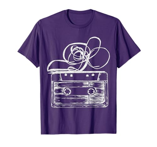 Love Retro Mixtape 80's Blank Cassette Tape Shirt Gifts T-Shirt