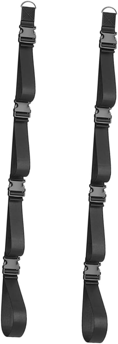 Artibetter 2pcs Wall-mounted Hanging Storage Strap with Buckles, Multi-use Garage Wall Strap Organizer for Heavy-duty Storage and Convenient Garage Wall Mount