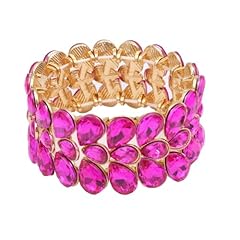 Hot pink-gold tone