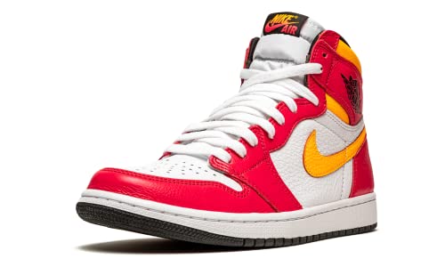 Air Jordan 1 Retro High OG Chicago - 555088 101, Light Fusion Rot/Wei&szlig;-Laser-O, 49.5 EU