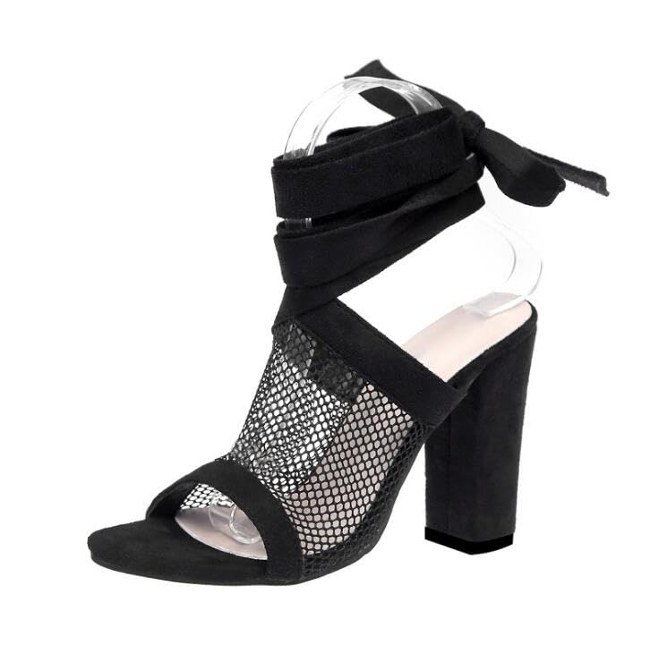 TOSHINA SHOES KIING Womens Mesh Open Block Heel Sandals (B0CKYTJKBG) Amazon Price History, Amazon Price Tracker