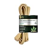 GoGreen Power GG-25609 14/3 9' SPT A/C Extension Cord - Beige