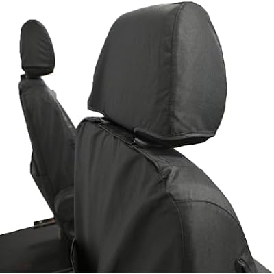 Compatible Seat Covers for Mercedes Sprinter Generation 2, Years 2006 to 2018 - Front Pair - Tailored & Waterproof (Black)