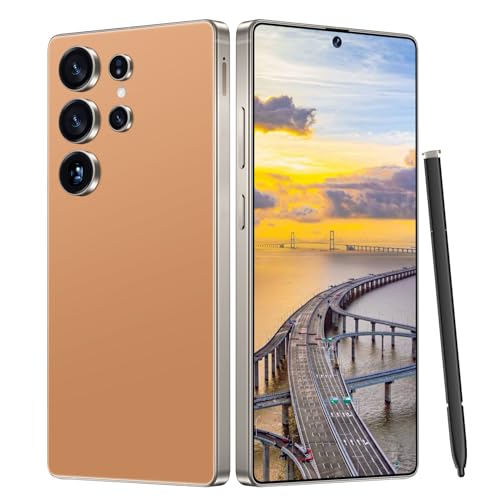 Unlocked Cell Phones C25 Ultra Smart Phone 2025 Android 14 Mobile Phone with Build-in Pen, 12GB+512GB, 7" Display, 108MP+68MP Camera 8000 mAh 5G Dual SIM (Sunset Oranges) - Image 3