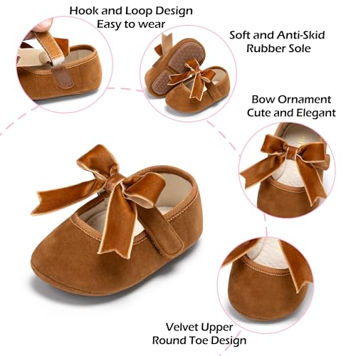 Image of PHIRAMIN Toddler Girl Mary Jane Dress Shoes-Little Girl School Uniform Shoes for Wedding Party