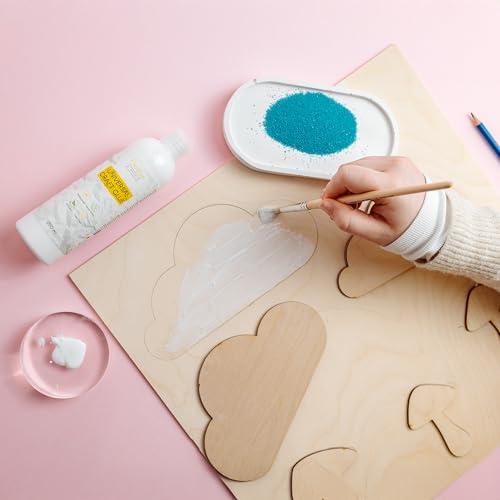 Creative Deco 10 Quadratische Sperrholzplatte 3mm | 400 x 400 (+/- 2) mm | Birkensperrholz Dünne Holz-Zuschnitte | Perfektes Blatt für Laubsäge Brandmalerei Laserschnitt CNC Router