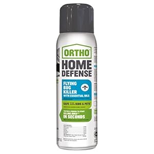 Ortho Home Defense Flying Bug Killer with Essential Oils 14 oz.
