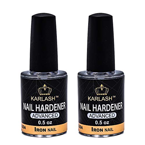 2 PCS Karlash Nail Hardener Advanced Formula Iron Nail Strong and Growth 0.5 oz