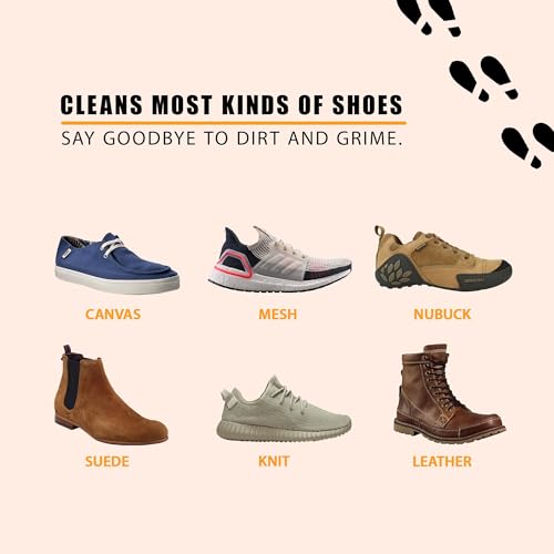 Shoe Mistri Instant Shoe Cleaning Wipes | Pack of 20 Individual Shoe Pouch For Quickly Remove Dirt & Stains (White), Shoes Cleaner Wipes for Sneakers, Canvas, Nubuck, Suede, Boots, Multi Materials