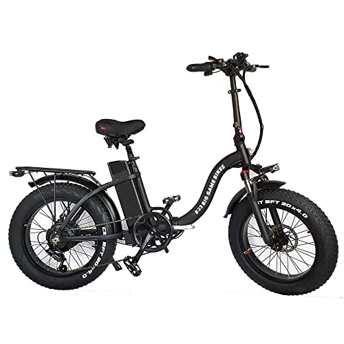 Vélo électrique Pliable 20 Pouces, 48V 24Ah E-Bike avec Longue Endurance, vélo de Montagne à Vitesse Rapide, feu arrière avec Clignotant (48V 15A) Cover