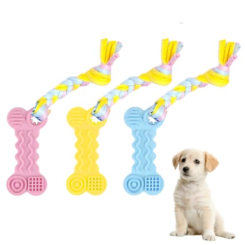 Conjunto de 3 peças brinquedo para cachorros, mordedor resistente brinquedo para cachorros, mastigar cães médios e grandes e cachorros, brinquedo para cachorros.