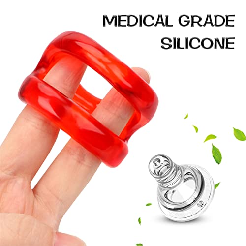 Doppio Anello in Silicone Rosso Relax Pratica