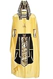 URVIP Mens Cosplay Costume Sexy Lingerie Set Role Play Bar Adult Fun Uniform Night Club Party Costume Outfit Pharaoh M