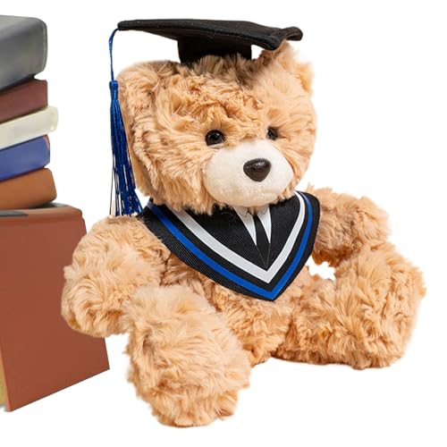 Eventerde Graduation Bears - Peluche Animale Morbido Da Abbracciare,Peluche Ricordo con Cappello Regalo per Ragazzi Ragazze Amici Accessorio Camera Universitaria