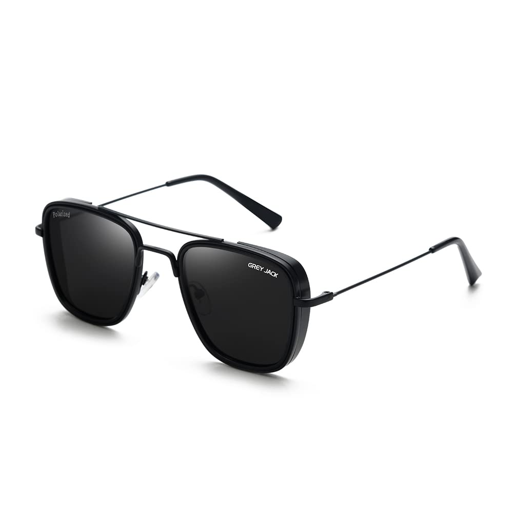 grey jack Retro Classic Polarized Metal Frame Sunglasses for Men Women GJ2001 - Review, Price and Buying Guide