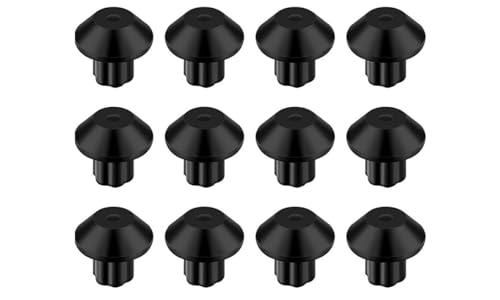 12 Pack WB2K101 Range/Stove Burner Grate Rubber Feet Kit Replacement Compatible with GE Kenmore,KitchenAid,Hotpoint Burner Grate Replaces WB02T10461 AP2622260 PS241358