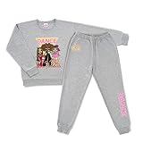 L.O.L. Surprise ! Mädchen Sweatshirt und Jogging Hose Set mit LOL OMG Dance, LOL Surprise Dolls | Kinder Outfits Langarm Tops, Pullover und Trainingshosen | Mädchen Kleidung 7-8 Jahre | Grey Marl