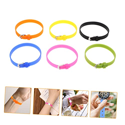HOMSFOU 12pcs Flexible Watch Band Silicone Smartwatch Band Watch Replacement Easy Install Comfortable4