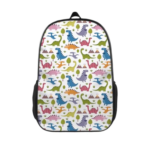 Dinosaurs Backpack 17 inch Cartoon Dinosaurs Backpack Large Capacity