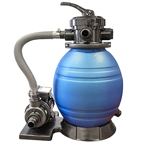 SWIMLINE HYDROTOOLS Complete Sand Filter System, 12' Tank - for Above-Ground Pools Up to...