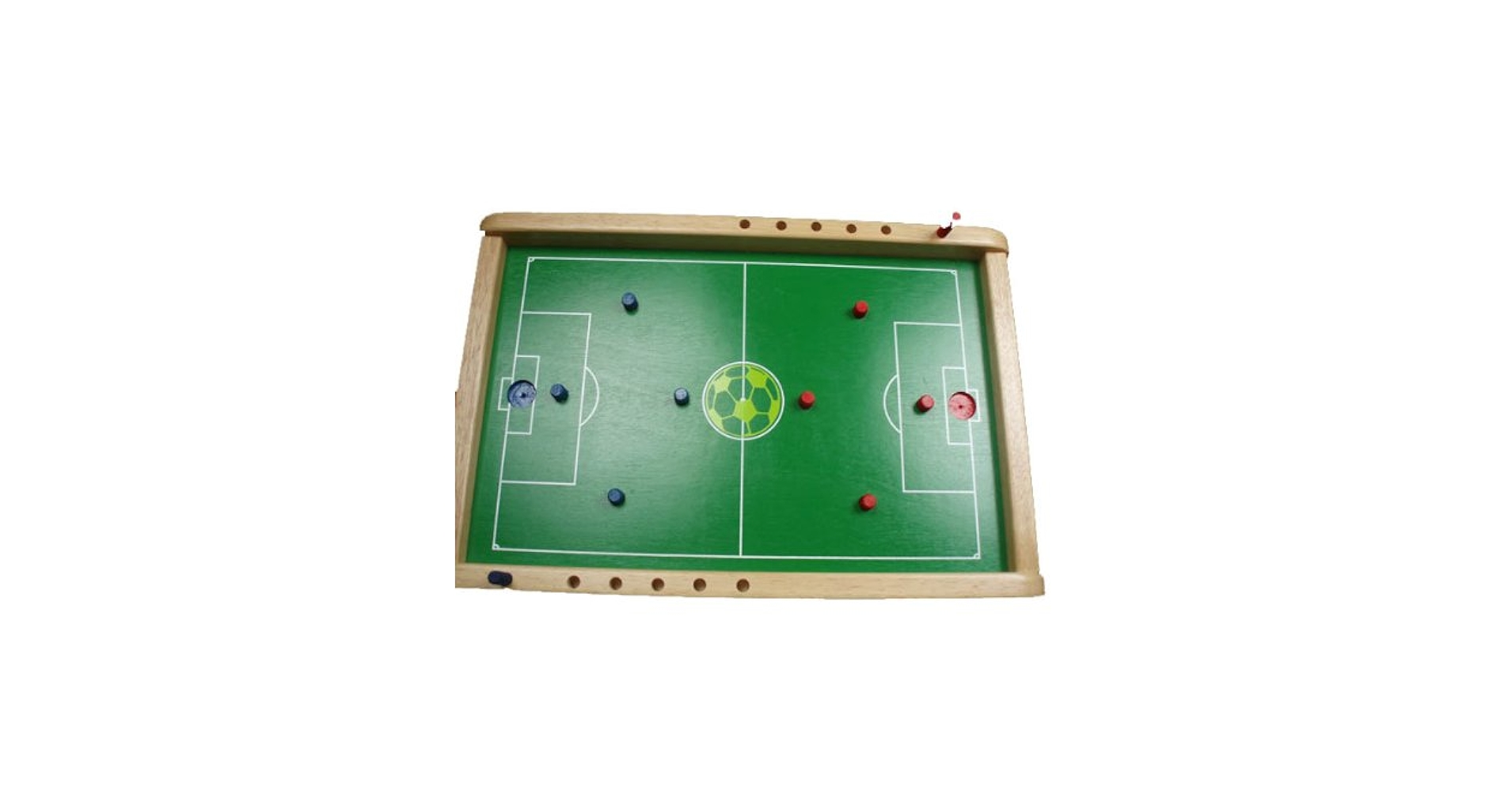 その他 Penny Soccer Large Wooden Game Penny Soccer Handcrafted Board Game from Across the Board