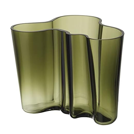 Iittala Alvar Aalto Collection - Jarrón (160 mm), Color Verde