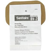 Sanitaire BV-2 Premium Paper Bag Pack of 5, Fits Models SC412 Series Backpack Vacuum, 62370A, White
