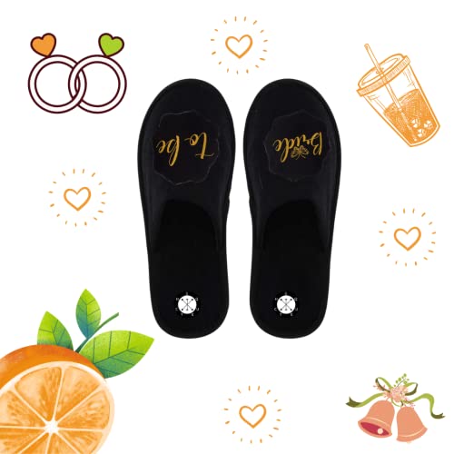 Image of BRIDE TO BE Home Slippers For Women And Props For Wedding Shoot & Gifting