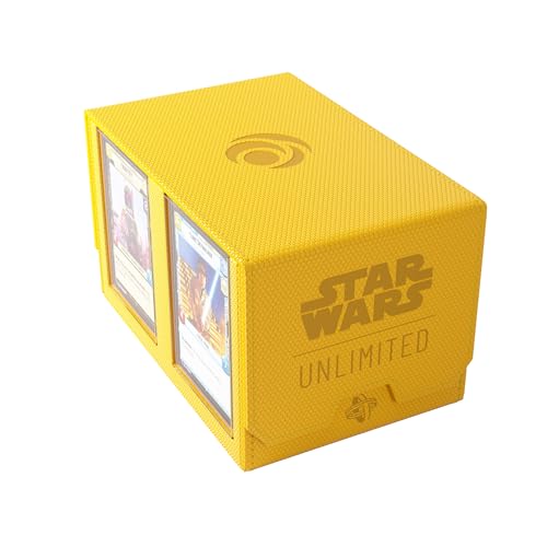 Star Wars Unlimited Double Deck Pod Yellow Gamegenic accessoire rangement jeux de cartes