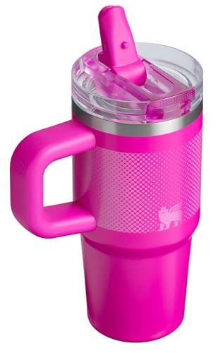 Image of Stanley Quencher ProTour Flip Straw Tumbler with Leakproof Lid 14 oz | Built-In Straw & Handle | Cupholder Compatible for Travel | Insulated Stainless Steel Cup | BPA-Free | Vivid Violet Fade
