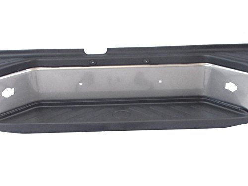 For 2005-2013 Frontier Rear Step Bumper Painted Silver Full Assy,With Hitch, Top & Center Pad, Bracket, License Lamp. Ni1103115 #TOP1