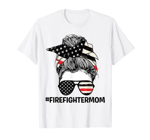 bombero (Firefightermom Firereman) Camiseta