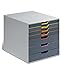 Produktbild DURABLE | Schubladenbox VARICOLOR® | HxBxT 292 x 280 x 356 mm | 7 Schubladen | grau
