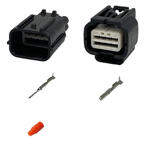 矢崎総業 025型 HS 防水 8極 カプラー・端子セット 黒色