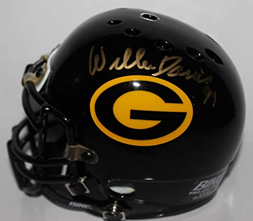 Topps Willie Davis Grambling State Tigers Autographed Mini Helmet Autographed - Autographed NFL Mini Helmets