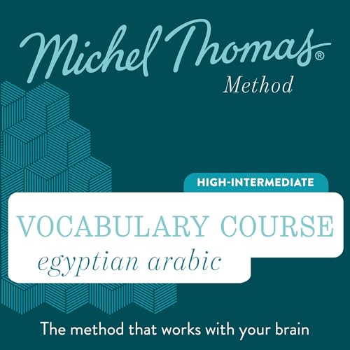 Diseño de la portada del título Egyptian Arabic Vocabulary Course (Michel Thomas Method) - Full course