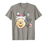 BILWTP00094 Noël Winnie The Pooh Ho Ho Ho Baubles T-Shirt