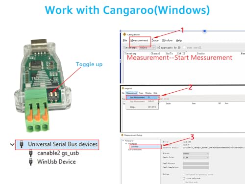 Image of DSD TECH SH-C31A USB to CAN Adapter with FD Support Based on Canable 2.0