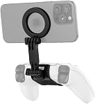 KIWIFOTOS Magnetic Phone Mount for PS5 Controller PlayStation Dualsense Wireless Controller Phone Stand Holder for Magsafe iPhone 17 16 Samsung Pixel Smartphone(Phone Mount only)