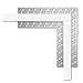 Produktbild 90° Eckverbinder KIZAR U-Profil Aluminium LED eloxiert | L - 19cm x B - 19cm x H - 1,40cm | Alu Kanal für LED Streifen | Eckwinkel | auf Gehrung geschnitten | Aluprofil für Stripes bis 20mm Breite