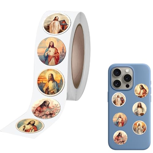 Pegatinas cristianas – Regalos de fiesta resistentes a la decoloración – Pegatinas inspiradoras de fe | para pared, portátil, coche, monopatín, maleta, guitarra, diario, manualidades