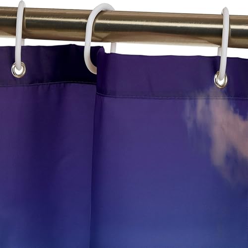 Rideau de douche vert 120 x 180 cm en textile polyester de qualité supérieure