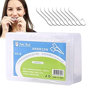 Tandzijde houder voor op reis – Automatische pop-up flossdoos – BPA-vrije flossers Zachte schone, zachte floss met superieure sterkte, ingebouwde staarthaak Generic