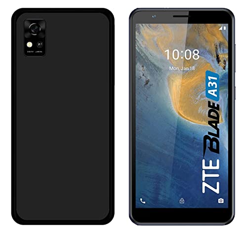 Todobarato24h Funda para ZTE Blade A31 4G Negra TPU Lisa Silicona Gel