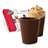Milk Chocolate Dessert Cups 64ct Edible Toasting Glasses, Gluten-Free Vegan